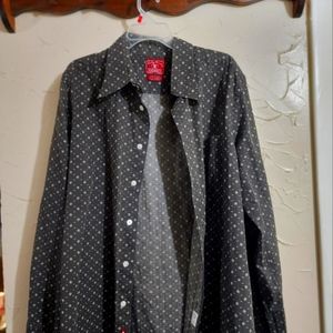 Lucky brand shirt long sleeve vintage green size XL